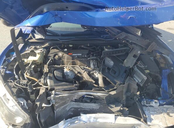 2HGFC2F66MH537743 2021 HONDA CIVIC Blue Vista interior trasera