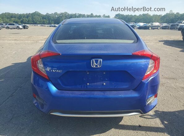 2HGFC2F66MH537743 2021 HONDA CIVIC Blue Vista trasera