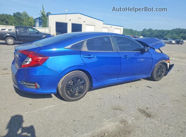 2HGFC2F66MH537743 2021 HONDA CIVIC Blue Trasero derecho