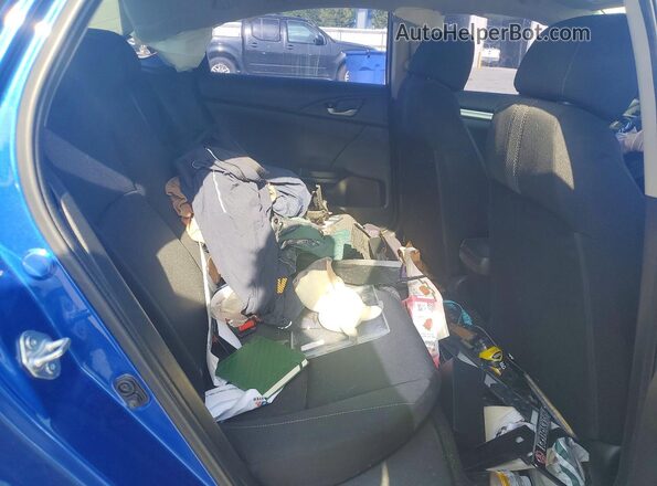 2HGFC2F66MH537743 2021 HONDA CIVIC Blue Vista de los asientos traseros