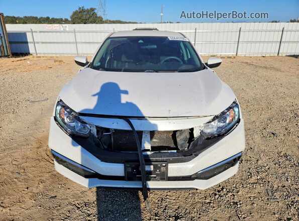 2HGFC2F68KH566383 2019 HONDA CIVIC White Widok z przodu