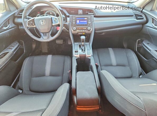 2HGFC2F68KH566383 2019 HONDA CIVIC White Widok deski rozdzielczej