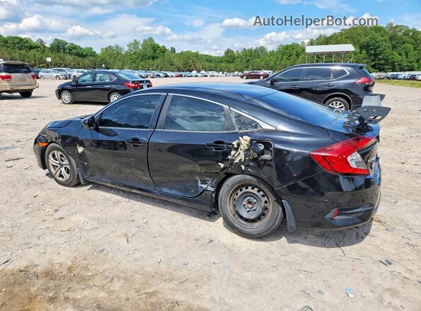 2HGFC2F69KH582639 2019 HONDA CIVIC Black Tył lewy