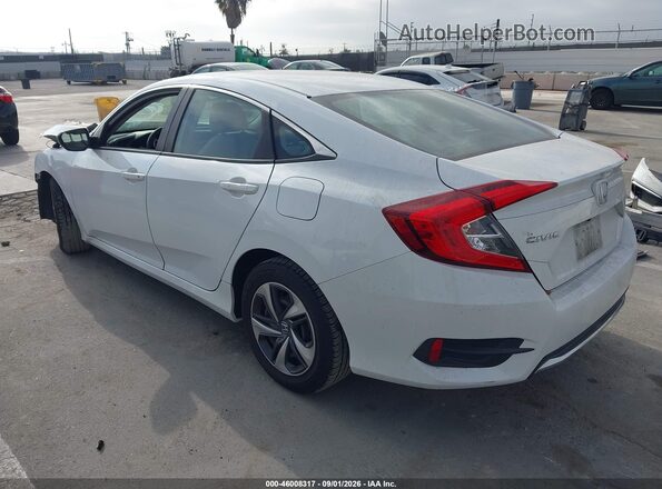 2HGFC2F69LH583744 2020 HONDA CIVIC White Trasero izquierdo