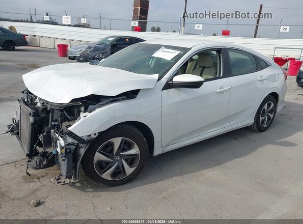 2HGFC2F69LH583744 2020 HONDA CIVIC White Vista tres cuartos delantera izquierda