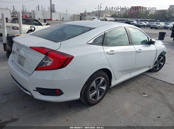 2HGFC2F69LH583744 2020 HONDA CIVIC White Trasero derecho