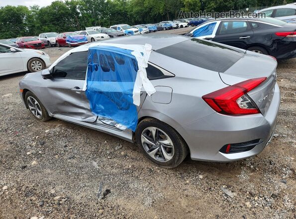 2HGFC2F69MH540183 2021 HONDA CIVIC Gray Задня ліва чверть