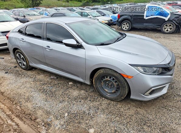 2HGFC2F69MH540183 2021 HONDA CIVIC Gray Передня права чверть