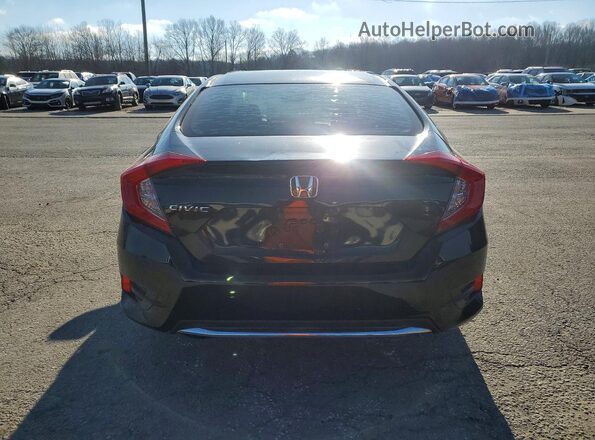 2HGFC2F6XKH579166 2019 HONDA CIVIC Black Widok z tyłu
