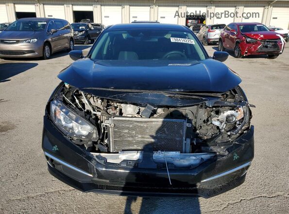 2HGFC2F6XKH579166 2019 HONDA CIVIC Black Widok z przodu