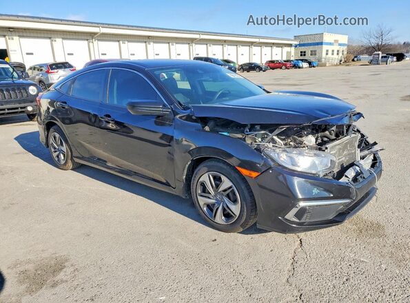2HGFC2F6XKH579166 2019 HONDA CIVIC Black Przód prawy
