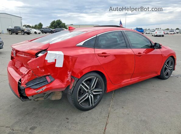 2HGFC2F70GH525830 2016 HONDA CIVIC Red Rear right