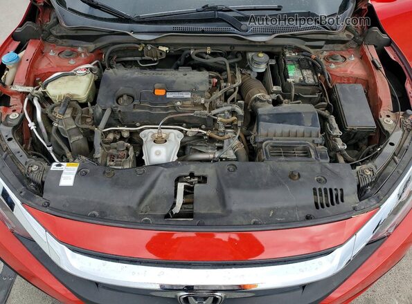 2HGFC2F70GH525830 2016 HONDA CIVIC Red Rear interior view