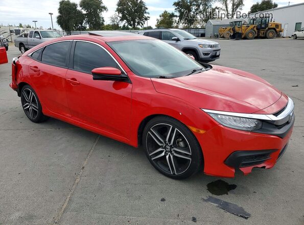 2HGFC2F70GH525830 2016 HONDA CIVIC Red Front right