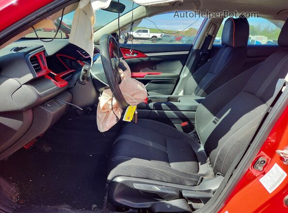 2HGFC2F70JH539895 2018 HONDA CIVIC Red Front interior view