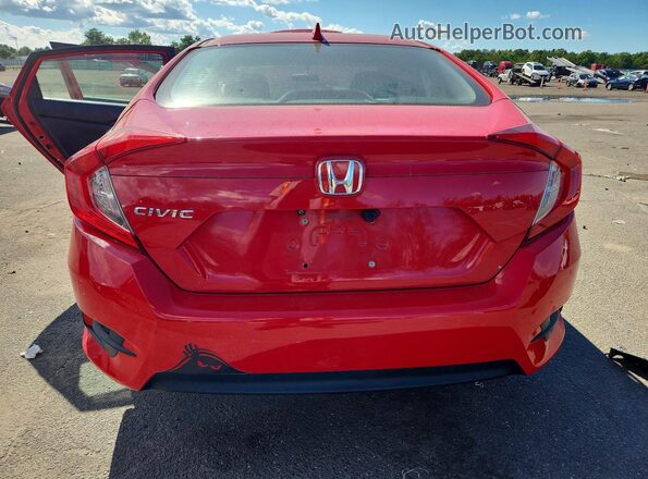 2HGFC2F70JH539895 2018 HONDA CIVIC Red Rear view
