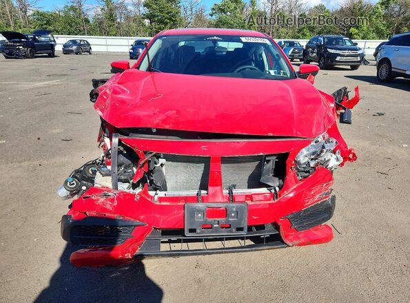 2HGFC2F70JH539895 2018 HONDA CIVIC Red Front view