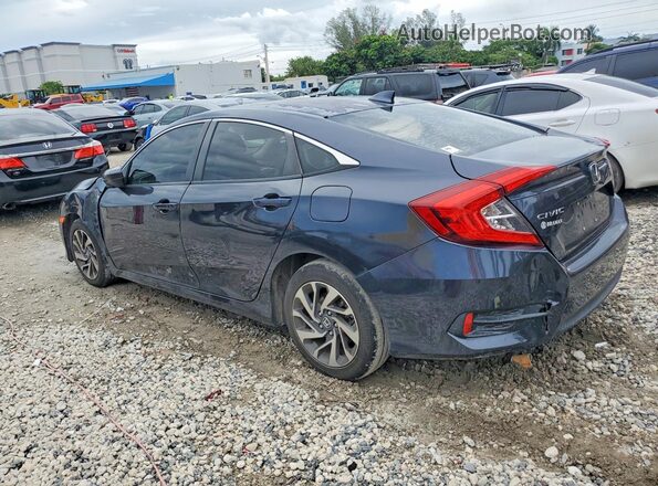 2HGFC2F70JH584920 2018 HONDA CIVIC Blue Rear left