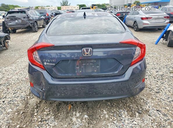 2HGFC2F70JH584920 2018 HONDA CIVIC Blue Rear view
