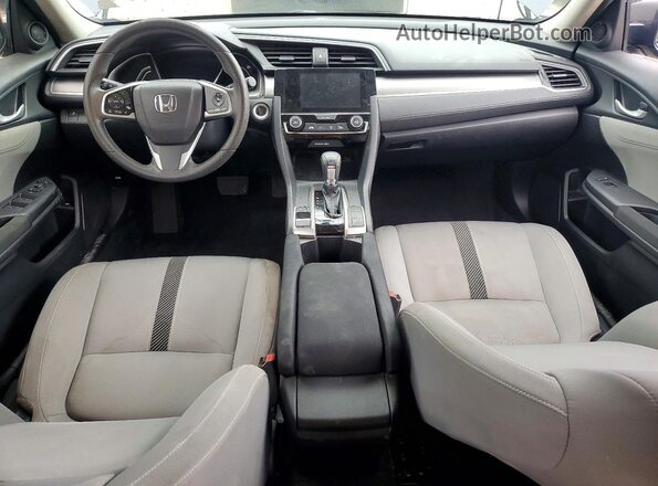 2HGFC2F70JH584920 2018 HONDA CIVIC Blue Dashboard view