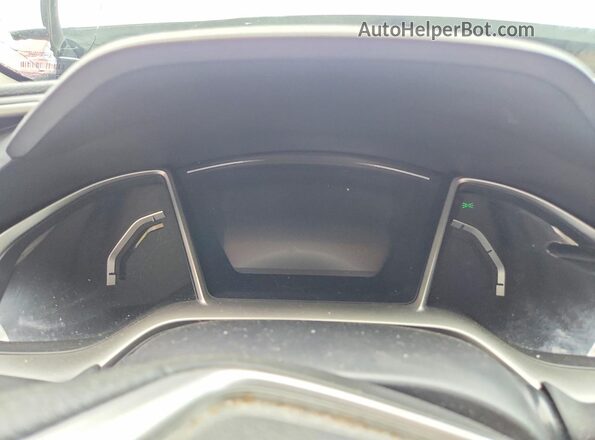 2HGFC2F71GH023814 2016 HONDA CIVIC White ხელსაწყოთა პანელის ხედი