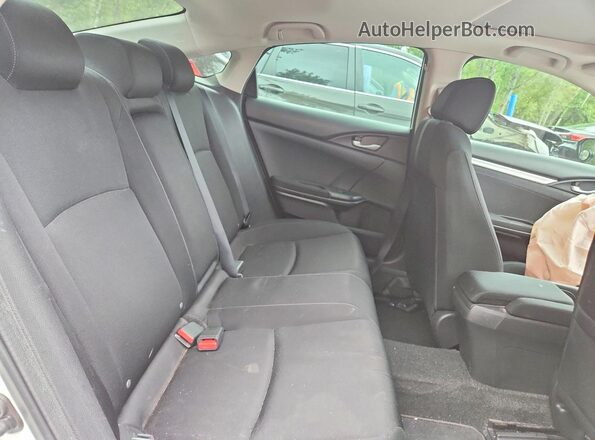 2HGFC2F71GH023814 2016 HONDA CIVIC White უკანა სავარძლების ხედი