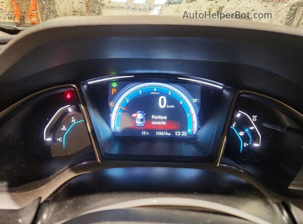 2HGFC2F71GH033906 2016 HONDA CIVIC Белый Вид щитка приборов