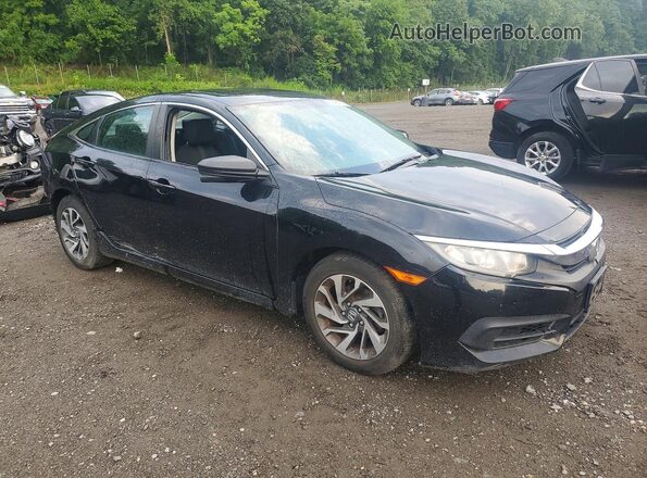 2HGFC2F72HH543649 2017 HONDA CIVIC Черный Передняя правая четверть