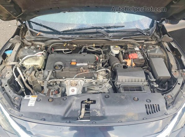 2HGFC2F72HH543649 2017 HONDA CIVIC Черный Вид задней части салона