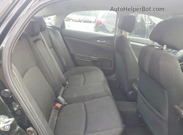 2HGFC2F72HH543649 2017 HONDA CIVIC Черный Вид задних сидений