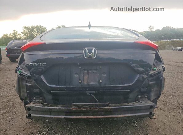 2HGFC2F72HH543649 2017 HONDA CIVIC Черный Вид сзади