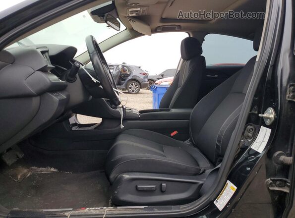 2HGFC2F73KH042194 2019 HONDA CIVIC Black Front interior view
