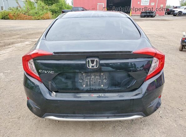 2HGFC2F73KH042194 2019 HONDA CIVIC Black Rear view