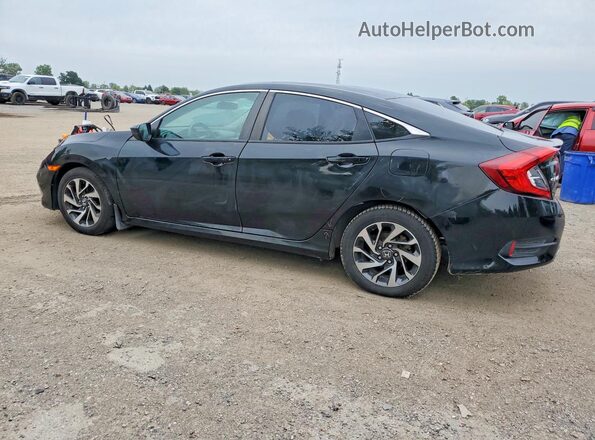 2HGFC2F73KH042194 2019 HONDA CIVIC Black Rear left