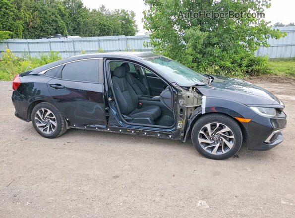 2HGFC2F73KH042194 2019 HONDA CIVIC Black Front right