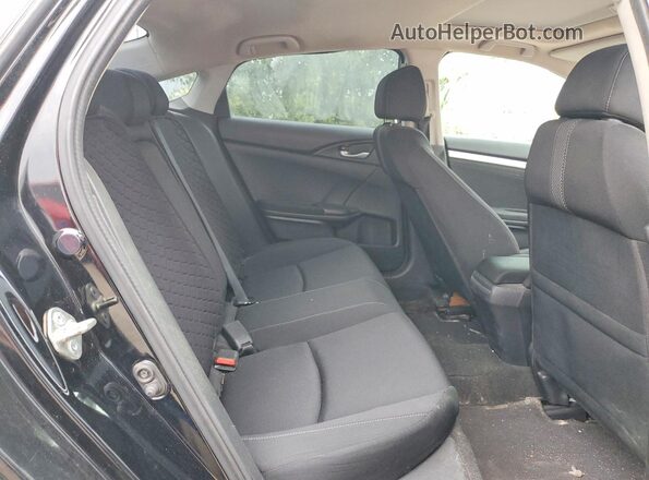 2HGFC2F73KH042194 2019 HONDA CIVIC Black Rear seats view