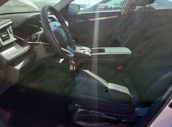 2HGFC2F74GH018574 2016 HONDA CIVIC Белый Вид салона спереди