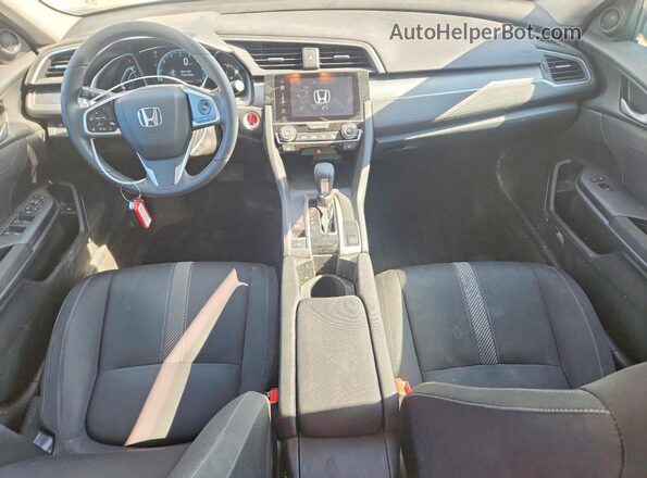 2HGFC2F74GH018574 2016 HONDA CIVIC Белый Вид панели приборов