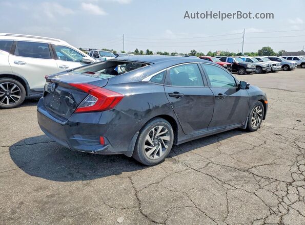 2HGFC2F74GH500591 2016 HONDA CIVIC Black Задня права чверть