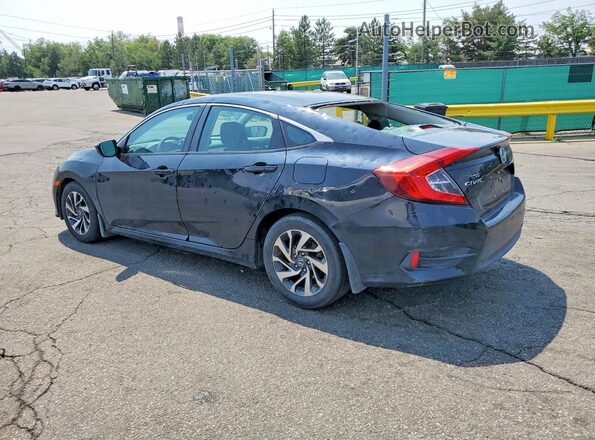2HGFC2F74GH500591 2016 HONDA CIVIC Black Задня ліва чверть