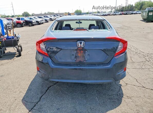 2HGFC2F74GH500591 2016 HONDA CIVIC Black Вид ззаду