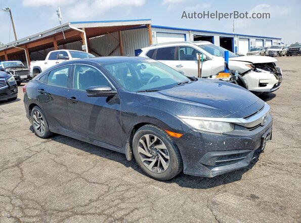 2HGFC2F74GH500591 2016 HONDA CIVIC Black Передня права чверть