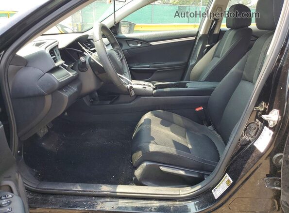2HGFC2F74GH500591 2016 HONDA CIVIC Black Вид салону спереду