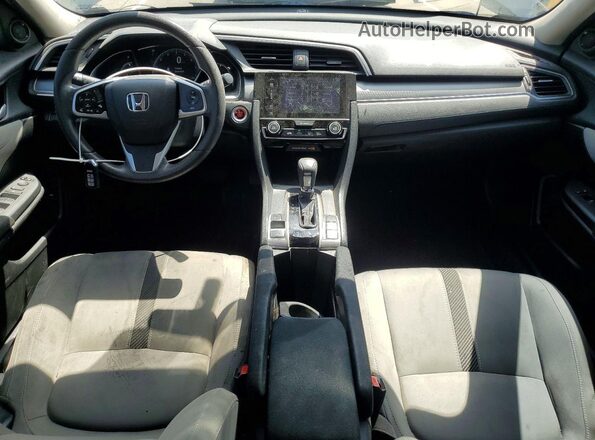 2HGFC2F74JH606367 2018 HONDA CIVIC Blue Dashboard view