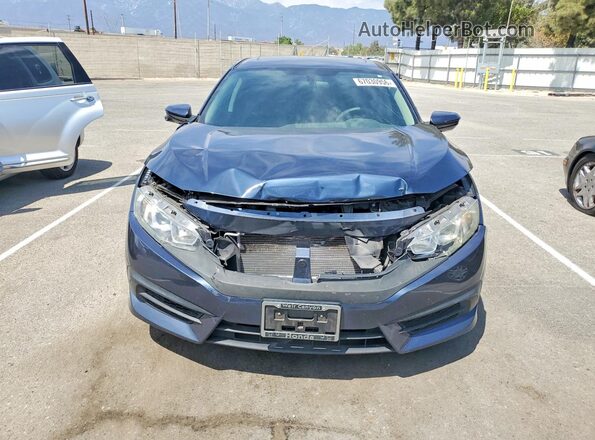 2HGFC2F74JH606367 2018 HONDA CIVIC Blue Front view