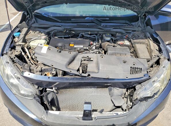 2HGFC2F74JH606367 2018 HONDA CIVIC Blue Rear interior view
