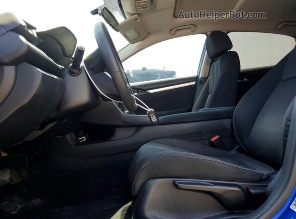 2HGFC2F75GH020866 2016 HONDA CIVIC Blue Front interior view
