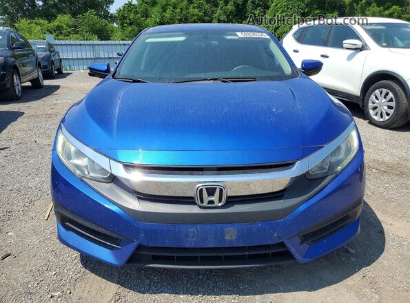2HGFC2F75GH020866 2016 HONDA CIVIC Blue Front view
