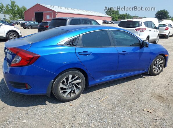 2HGFC2F75GH020866 2016 HONDA CIVIC Blue Rear right