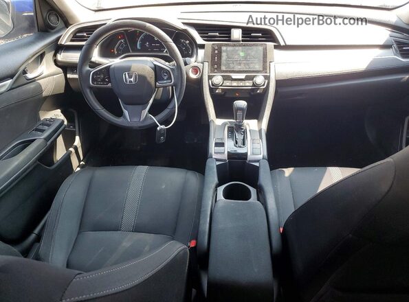 2HGFC2F75GH020866 2016 HONDA CIVIC Blue Dashboard view